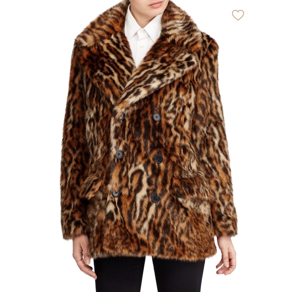 Polo Ralph Lauren W18 Collection Fur Coat